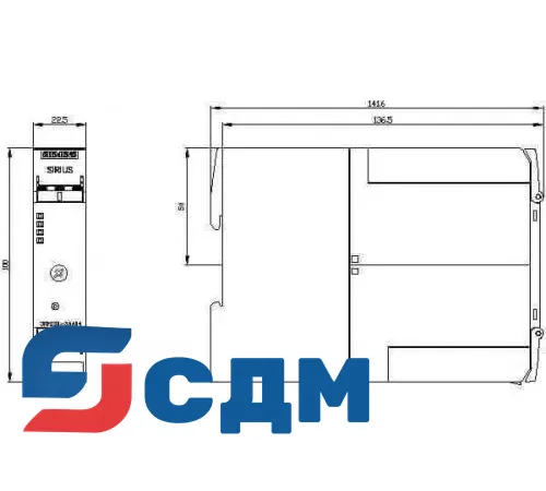3RM1307-3AA04 SIRIUS 3RM1 пускатель двигателя