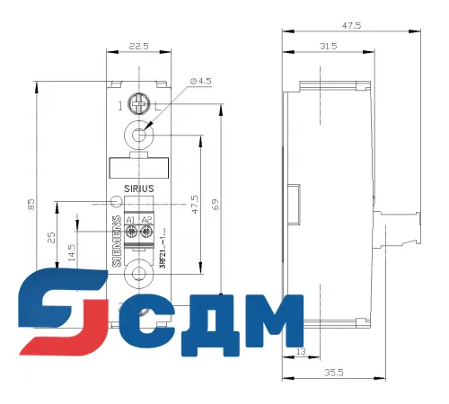 Siemens 3RF2120-1AA22 Твердотельное реле