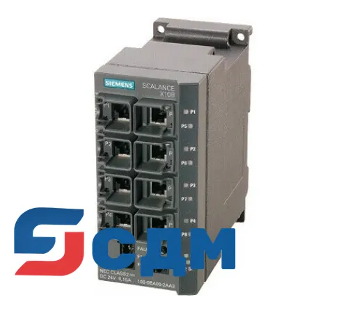 6GK5108-0BA00-2AA3 Неуправляемые коммутаторы SCALANCE X-100