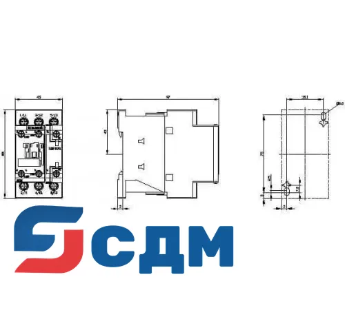 Контактор Siemens 3RT2028-1AP00