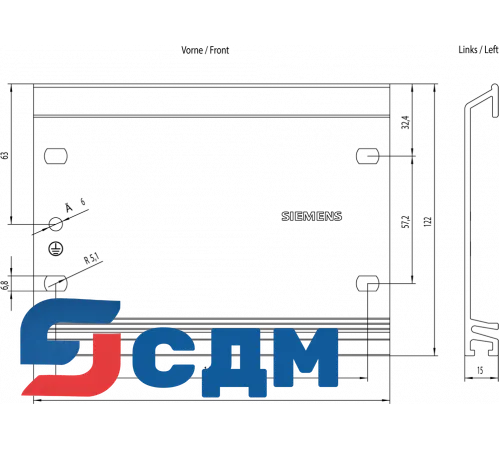 Siemens 6ES7390-1AB60-0AA0 Программируемый контроллер