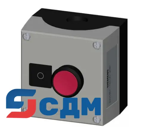 3SU1801-0AC00-2AB1 Кнопка и индикаторные лампы в корпусе