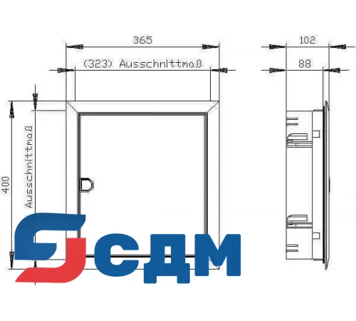 8GB5012-1KM Небольшие распределительные щиты