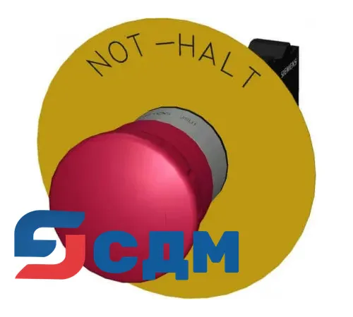 3SU1150-1HB20-3PH0 Кнопка грибовидная АВАРИЙНОЙ ОСТАНОВКИ