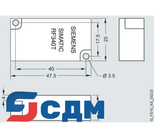 6GT2800-4BB00 SIMATIC RF340T