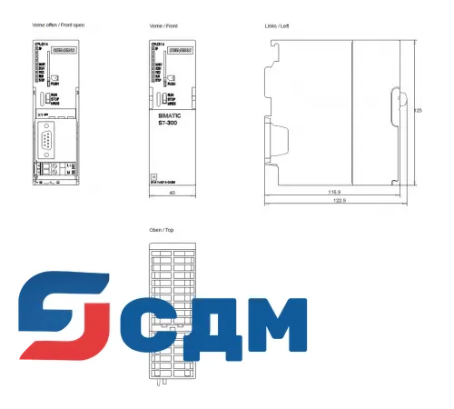 Siemens 6ES7314-1AG14-0AB0 Программируемый контроллер