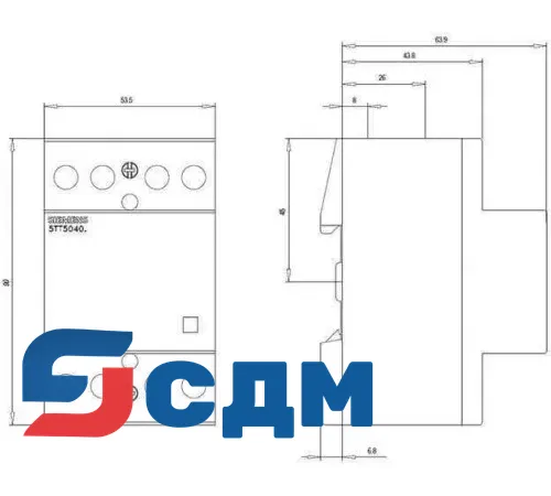 5TT5040-2 5TT5 0 Insta контакторы, AC/DC