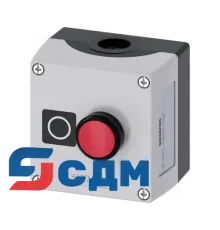 3SU1801-0AC00-2AB1 Кнопка и индикаторные лампы в корпусе