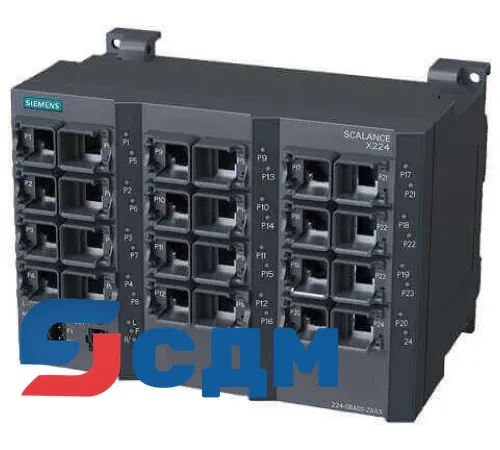 6GK5124-0BA00-2AA3 Неуправляемые коммутаторы SCALANCE X-100