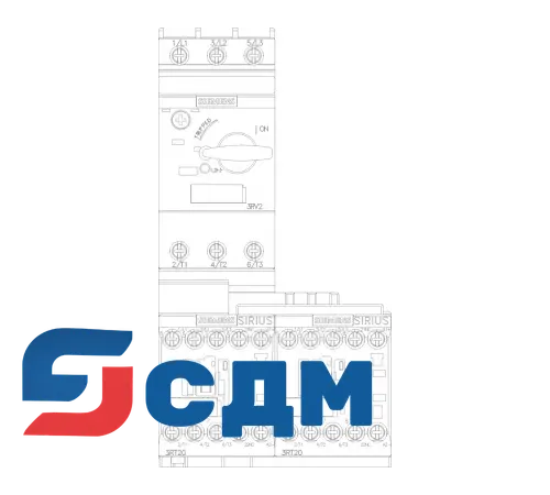 3RA2210-0FA15-2BB4 3RA22 для монтажа на стандартную рейку или для крепления винтами