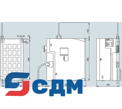 6SL3210-5FE13-5UA0 Базовый сервопреобразователь SINAMICS V90