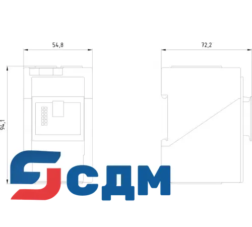 3RB2906-2JG1 Модуль измерения тока для реле перегрузки 3RB22, 3RB23, 3RB24