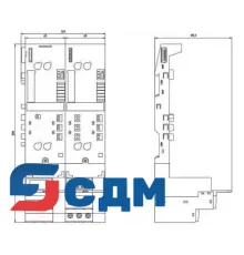 3RK1903-3AD00 Фидер нагрузки F-DS1e-x и F-RS1e-x для ET 200S