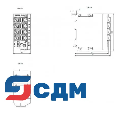 6GK5108-0BA00-2AA3 Неуправляемые коммутаторы SCALANCE X-100