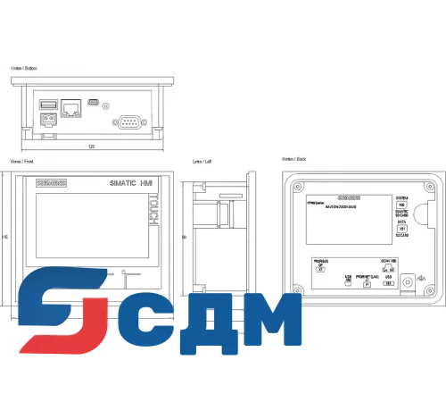 6AV21242DC010AX0 — Панель оператора Siemens