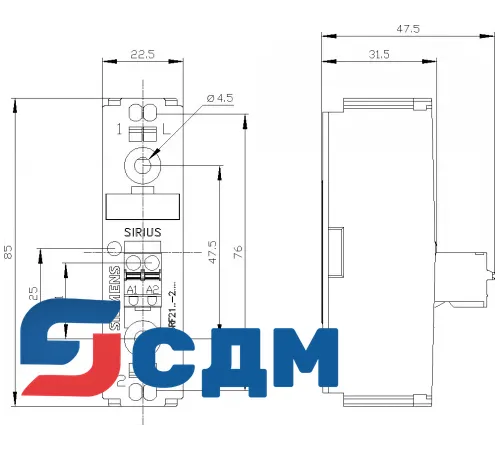 Siemens 3RF2120-2AA02 Твердотельное реле