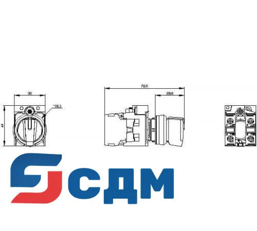 3SU1150-2BL60-1NA0 Селекторные переключатели