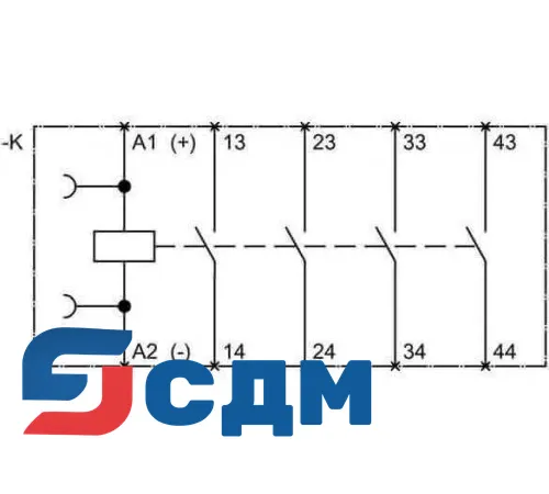 Силовое реле Siemens 3RH1140-1BB40