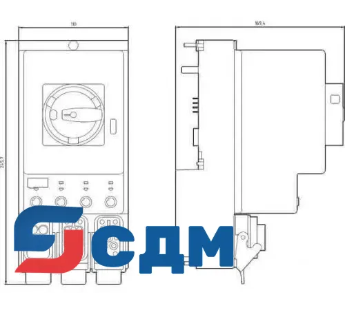 3RK1304-0HS00-7AA0 Модуль разъединителя для ET 200pro