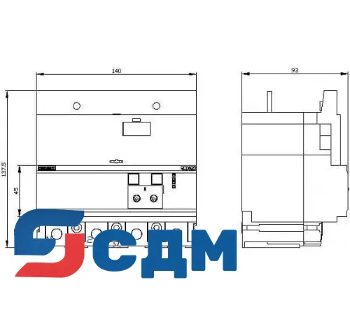 3VA9124-0RL30 Устройства защитного отключения УЗО для 3VA2