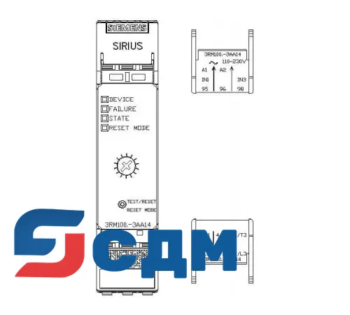 3RM1001-3AA14 SIRIUS 3RM1 пускатель двигателя