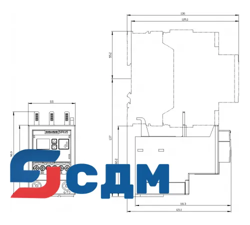 3RR2243-1FA30 Реле контроля тока