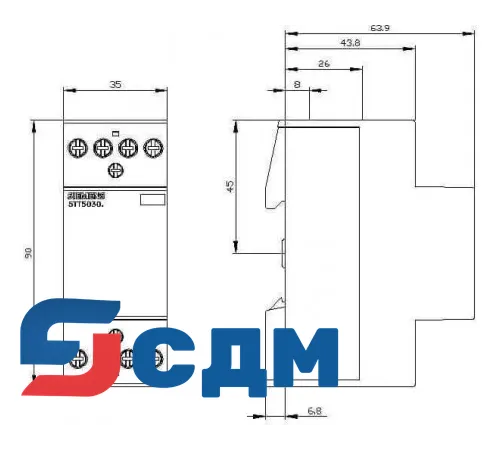 5TT5030-1 5TT5 0 Insta контакторы, AC/DC