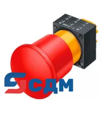 3SB3000-1TA20 Приводы - АВАРИЙНАЯ ОСТАНОВКА грибовидные кнопки