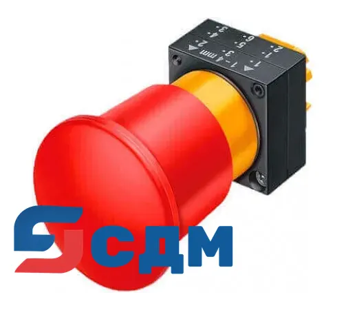 3SB3000-1TA20 Приводы - АВАРИЙНАЯ ОСТАНОВКА грибовидные кнопки