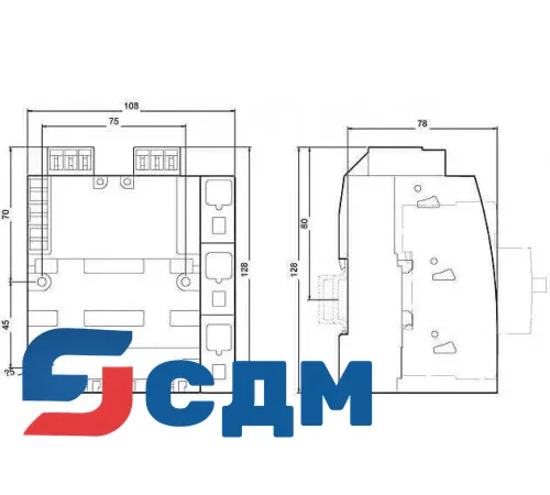3RV1917-1E 3RV19 система подачи