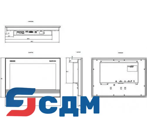 6AV7863-2MA00-0AA0 SIMATIC Industrial Flat Panel