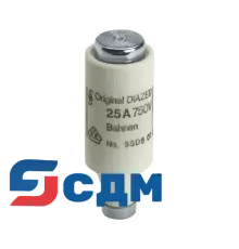 5SD603 Предохранитель DIAZED, установочная глубина 85 мм