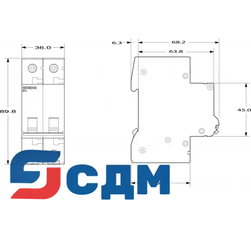 Siemens 5TL1263-1 выключатели нагрузки