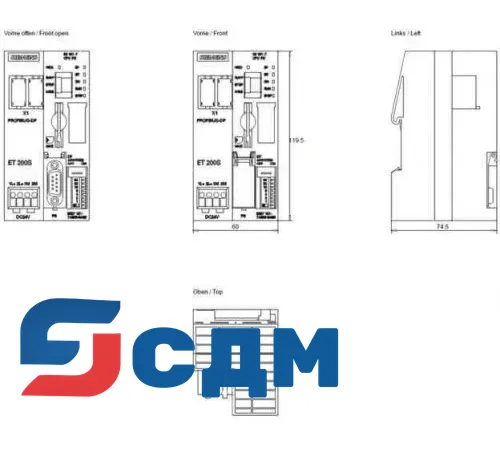 6ES7151-7AB00-0AB0 система распределенного ввода-вывода SIMATIC ET 200S