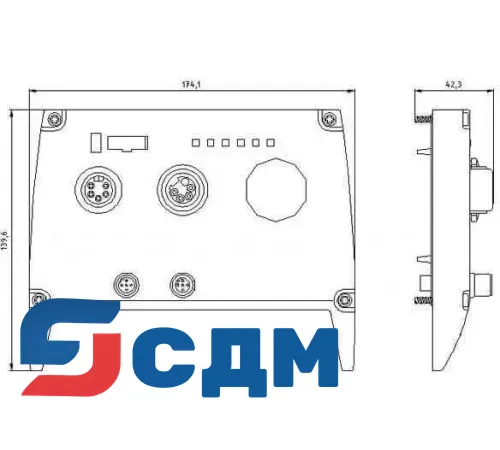 3RK1305-0AS01-0AA0 Коммуникационный модуль M200D для PROFIBUS