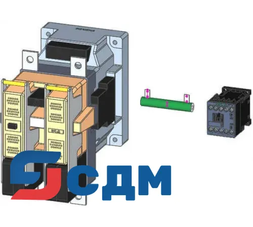 3TC5217-0LB4 Контактор 3T с расширенной областью работы 0.7 до 1.25 Us