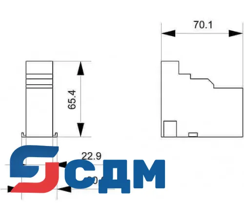 3RA6860-5AC Системы ввода питания для 3RA6