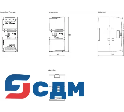 6ES7222-1BF32-0XB0 Программируемый контроллер