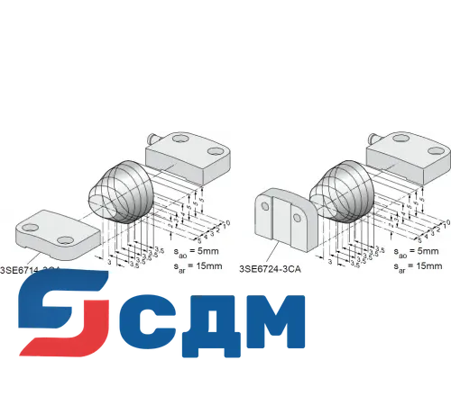 3SE6617-3CA04 Магнитные выключатели SIRIUS 3SE6