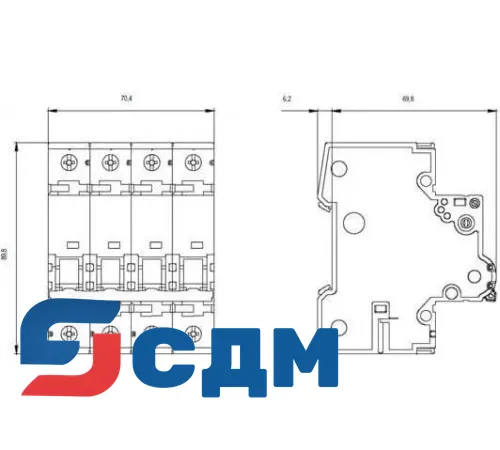 5SY8410-7 Автоматический выключатель