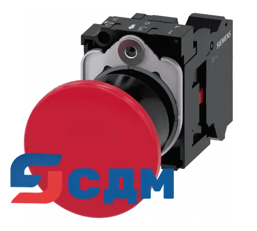 3SU1100-1BA20-3CA0 Кнопка грибовидная