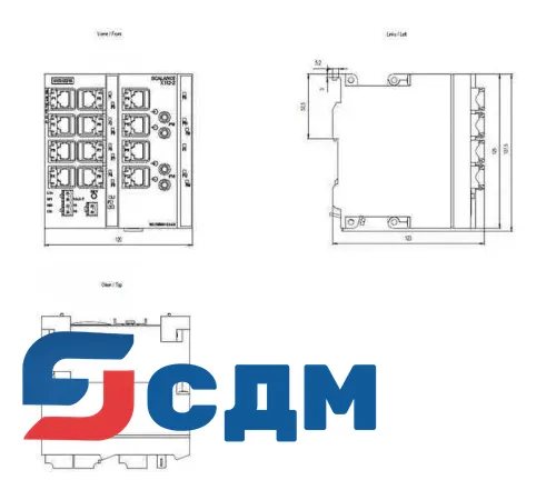 6GK5112-2BB00-2AA3 Неуправляемые коммутаторы SCALANCE X-100