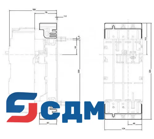 3VL9300-8CB40 Крышки вводов