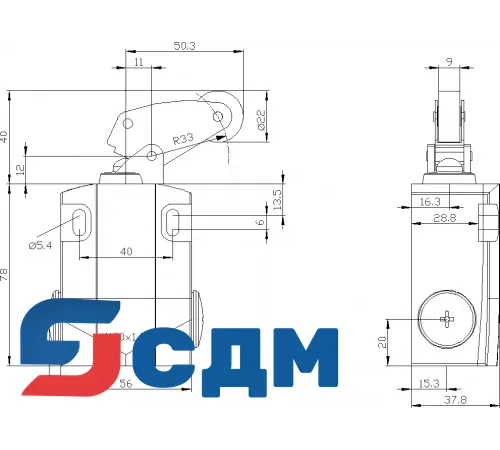 3SE5122-0CF01 Корпуса шириной 56 мм