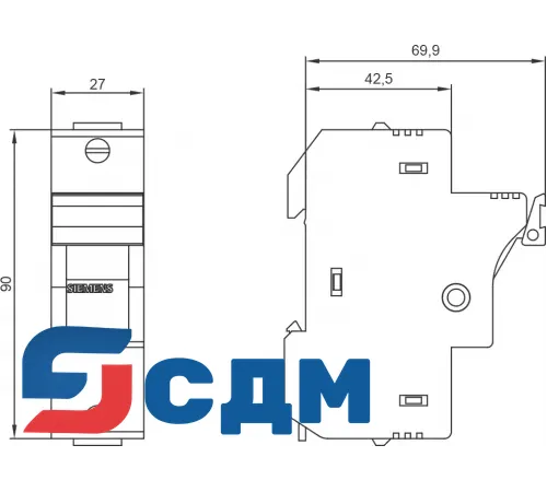 3NW7111 Плавкие вставки Siemens