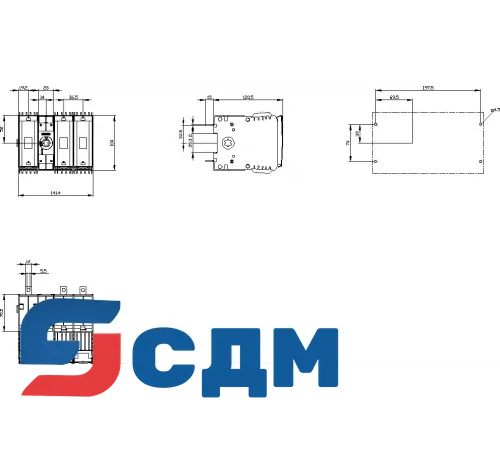 3KF1306-0MR11 3KF Выключатель-разъединитель с предохранителями