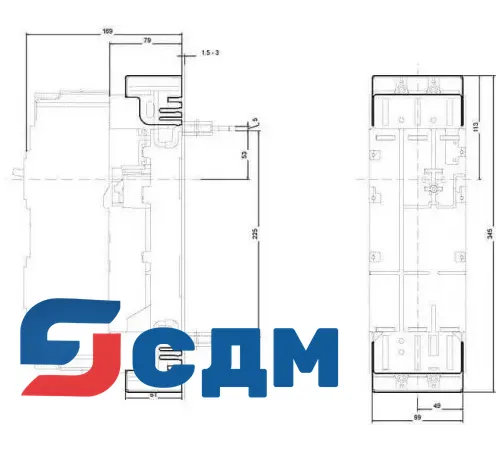 3VL9300-8CB30 Крышки вводов