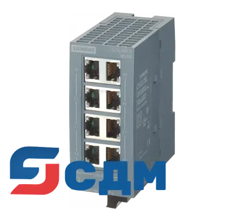 6GK5008-0BA00-1AB2 Неуправляемые коммутаторы SCALANCE XB-000