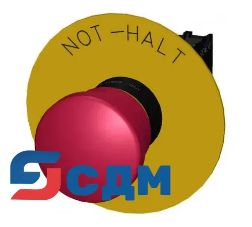 3SU1100-1HA20-1CH0 Кнопка грибовидная АВАРИЙНОЙ ОСТАНОВКИ