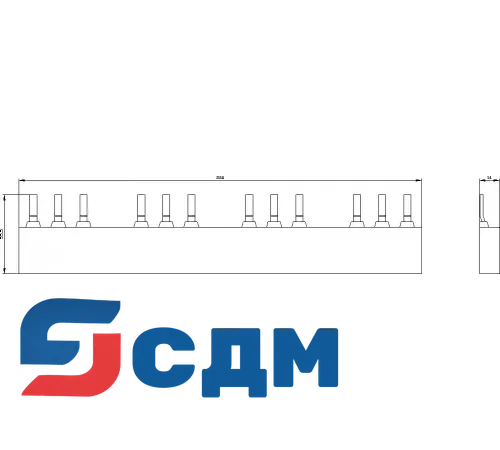 3RV1935-3C Принадлежности для шинной системы